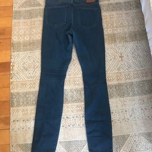 Madewell 10” high rise skinny jeans